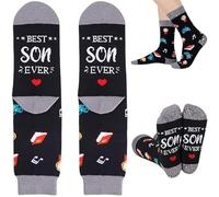 Bring Me Some - Funny Novelty Colorful Cotton Crew Gift Bacon Socks UK 7-11 (Cotton Blend, Best Son)