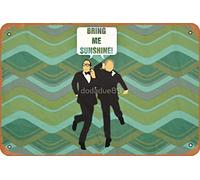 "Bring Me Sunshine" Art Print Metal Tin Sign Vintage 8x12 Inch