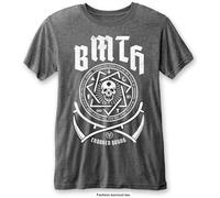 Bring Me The Horizon Men's T-Shirt Crooked Young – Burnout Charcoal Grey – Small