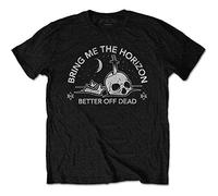 Bring Me The Horizon Men's Happy Song T-Shirt, Black (Black Black), Large (Size:Large)