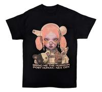 Bring Me The Horizon Men's Post Human Nex Gen Cotton T-Shirt in Black | Size: 2XL Bring Me The Horizon Black 2XL