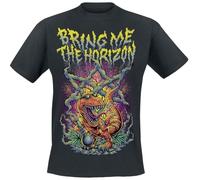 Bring Me The Horizon Men's Smoking Dinosaur BMTH T-Shirt Black