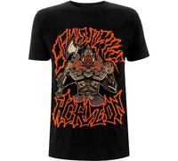 Bring Me The Horizon Men's Warrior Cotton T-Shirt in Black | Size: Large Bring Me The Horizon Black L
