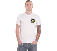 Bring Me The Horizon T Shirt Globe Band Logo Official Mens White XL