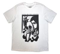 Bring Me The Horizon T Shirt Womens Plague band logo Official White skinny fit