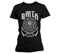 Bring Me The Horizon Women's Crooked T-Shirt in Black | Size: Medium Bring Me The Horizon Black M