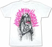 Bring Me The Horizon Zombie Brain White T Shirt New Official BMTH Merch