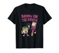 Bring On The Brush Artist Humor Graphic Print T-Shirt