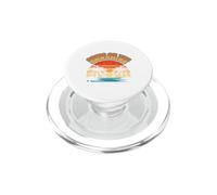 Bring On The Sunshine Retro Summer Beach Design PopSockets PopGrip for MagSafe