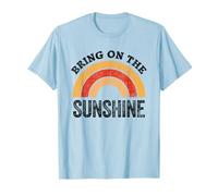 Bring On The Sunshine Vintage Rainbow Retro Sunshine T-Shirt