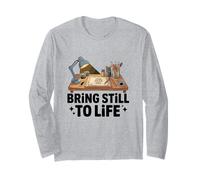 Bring Still To Life Animation Sketch Animate Storytelling Long Sleeve T-Shirt