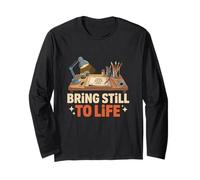 Bring Still To Life Animation Sketch Animate Storytelling Long Sleeve T-Shirt