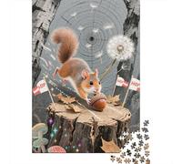 Bring The Family Together with Hamster - 1000 Piece Wooden Puzzle Challenge - Learn, Laugh, And Play in A World of Puzzle Fun