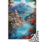 Bring The Family Together with Holiday Bay - 1000 Piece Wooden Puzzle Challenge - Learn, Laugh, And Play in A World of Puzzle Fun