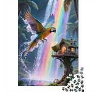 Bring The Family Together with Parrot - 1000 Piece Wooden Puzzle Challenge - Learn, Laugh, And Play in A World of Puzzle Fun