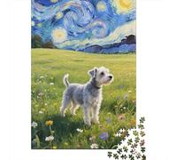 Bring The Family Together with Schnauzer - 1000 Piece Wooden Puzzle Challenge - Learn, Laugh, And Play in A World of Puzzle Fun