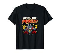 Bring The Power Electrician Superhero Plug Humor T-Shirt