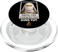Bring the Unexpected Egyptian Pharaoh King Tut Face Graphic PopSockets PopGrip for MagSafe