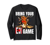 Bring Your Eh Game Beaver Hockey Maple Leaf Canada Pride Long Sleeve T-Shirt