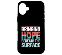 Bringing Hope Beneath The Surface SAR Diver Case for iPhone 16 Plus