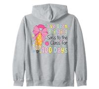 Bringing Sass to The Class 100 Days of School Zip Hoodie