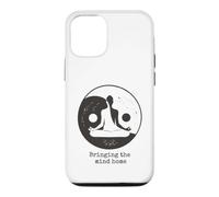 Bringing The Mind Home Yin Yang Yoga Meditation Lotus Pose Case for iPhone 12/12 Pro