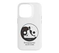 Bringing The Mind Home Yin Yang Yoga Meditation Lotus Pose Case for iPhone 14 Pro