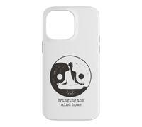 Bringing The Mind Home Yin Yang Yoga Meditation Lotus Pose Case for iPhone 14 Pro Max