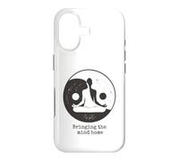 Bringing The Mind Home Yin Yang Yoga Meditation Lotus Pose Case for iPhone 17