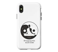 Bringing The Mind Home Yin Yang Yoga Meditation Lotus Pose Case for iPhone X/XS