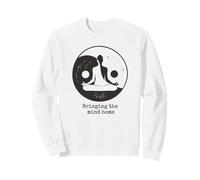 Bringing The Mind Home Yin Yang Yoga Meditation Lotus Pose Sweatshirt