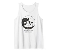 Bringing The Mind Home Yin Yang Yoga Meditation Lotus Pose Tank Top