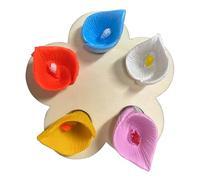 BringLucky 5Pcs Beautiful Bee Drinking Cup Fashionable Bee Feeding Cup Safe Drinking Thirsty Garden Bee Cup for Garden Bee Hummingbird Feeder