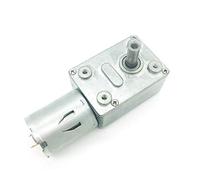 BRINGSMART 12V 160rpm DC Worm Gear Motor 1.5kg.cm High Torque Low Speed Mini Turbine Worm 6-24V Reducer Electric Motor Self-Locking for Toys