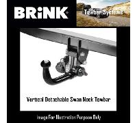 Brink Detachable Swan Neck Towbar Toyota Corolla Cross SUV 2020 - 2024