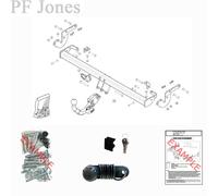 Brink Towbar for Citroen C4 Cactus Hatchback 2018-2021 - Detachable Tow Bar