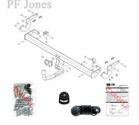 Brink Towbar for Citroen C4 Cactus Hatchback 2018-2021 - Swan Neck Tow Bar