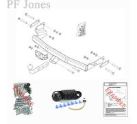 Brink Fixed Swan Neck Towbar For Jeep Patriot SUV 2007 - 2011
