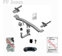 Brink Detachable Swan Neck Towbar For Jeep Renegade SUV 2014 - 2024