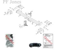Brink Towbar for KGM Torres 2022 Onwards - Vertical Detachable Tow Bar