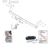 Brink Towbar for Kia Rio Hatchback 2011-2017 - Detachable Tow Bar