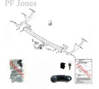 Brink Towbar for Nissan Townstar Van 2021 Onwards - Detachable Tow Bar