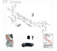 Brink Detachable Swan Neck Towbar For Citroen C-Crosser SUV 2007 - 2012