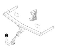 Brink Towbar for Seat Altea MPV 2004-2009 - Detachable Tow Bar