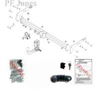 Brink Towbar for Volkswagen T-Cross 2024 Onwards - Detachable Tow Bar