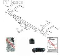 Brink Towbar for Toyota Rav4 Rav 4 2018 Onwards - Swan Neck Tow Bar