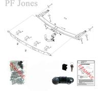 Brink Towbar for Volkswagen Caddy Van 2004-2015 - Detachable Tow Bar