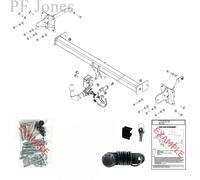 Brink Towbar for Volkswagen ID.Buzz Van 2022 Onwards - Detachable Tow Bar