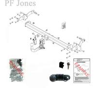 Brink Towbar for Volkswagen Multivan T7 2021 On - Vertical Detachable Tow Bar