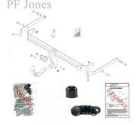 Brink Towbar for Volkswagen Taigo SUV 2021 Onwards - Fixed Swan Neck Tow Bar